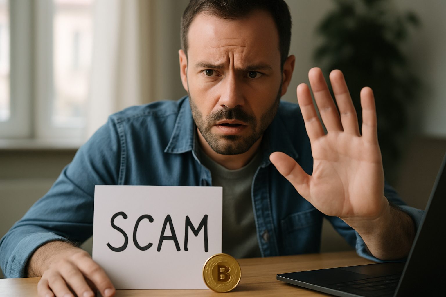 Cuidado: Evita estafas de criptomonedas